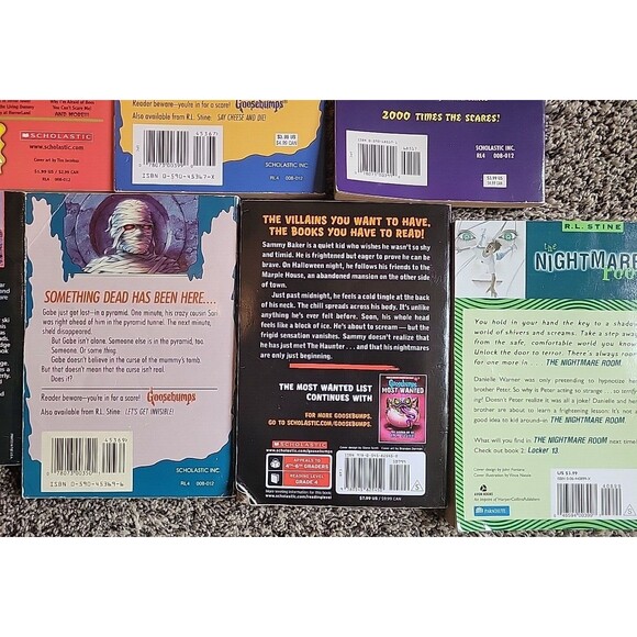 Vintage Lot 13 R.L. Stine Fear Street PB Goosebumps Series 2000 Mummy's Tomb - Picture 11 of 14